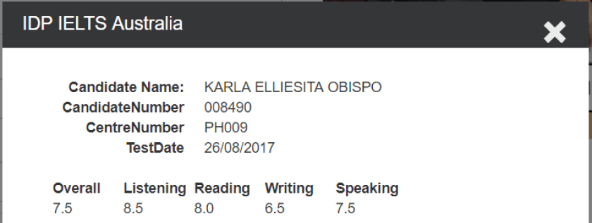 IELTS Experience